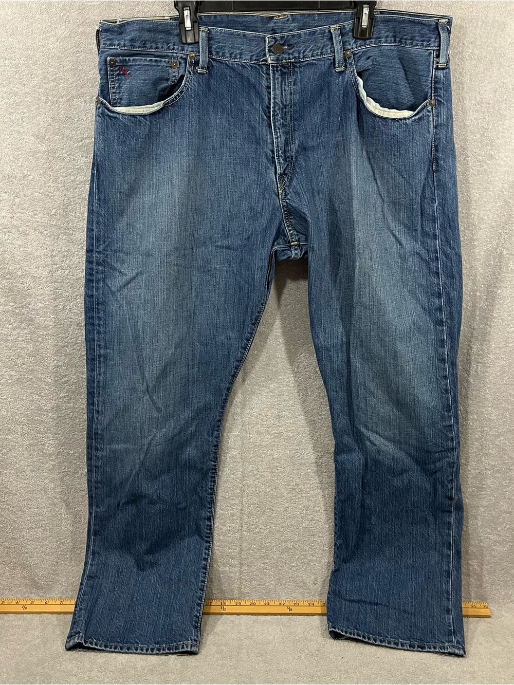Polo Ralph Lauren Hampton Straight Jeans Mens 40x30 Dark Wash Denim